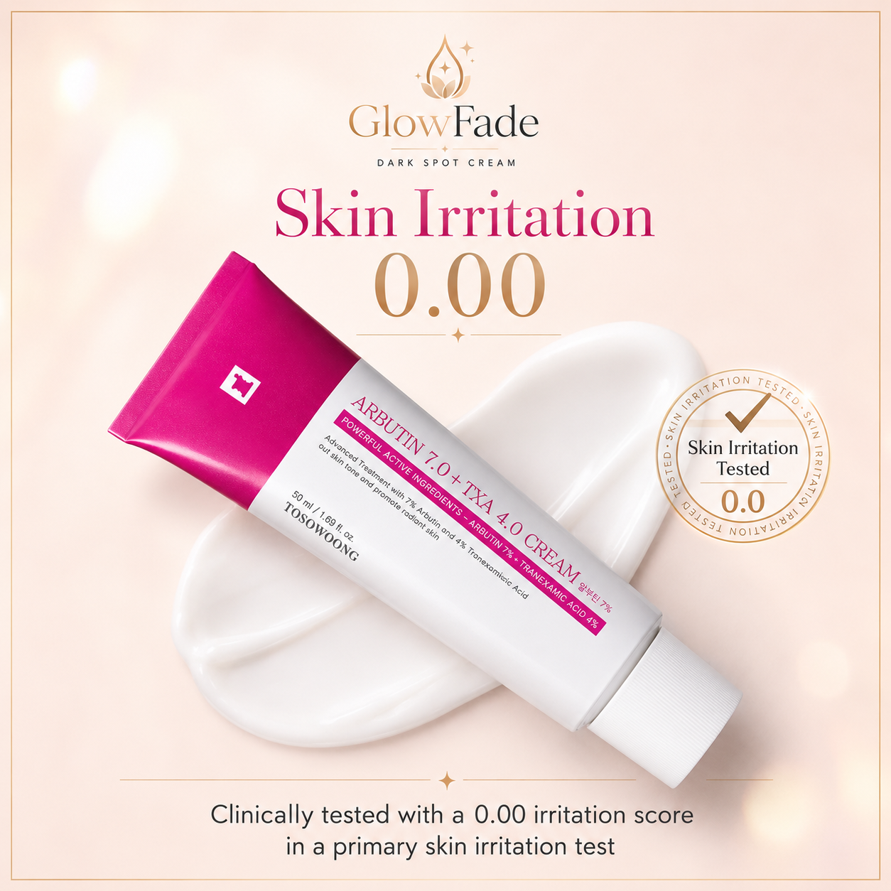 GlowFade Arbutin 7% + TXA 4% Dark Spot Cream